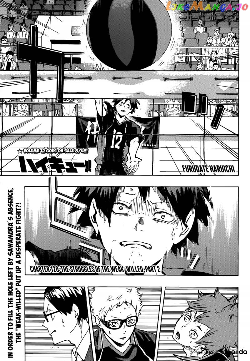 Haikyuu!!, Chapter 120 image 02